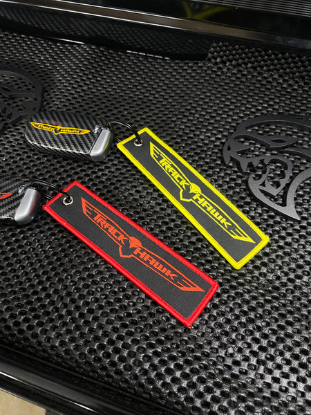 Yellow TrackHawk Key Tag
