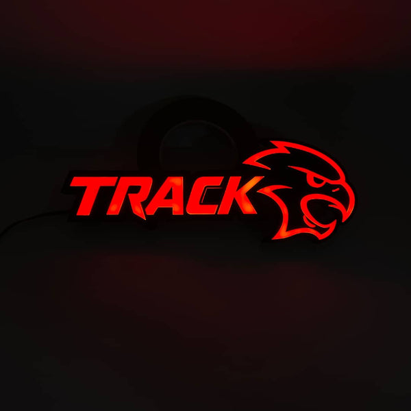 Track Hawk RGB illuminated Track Badge