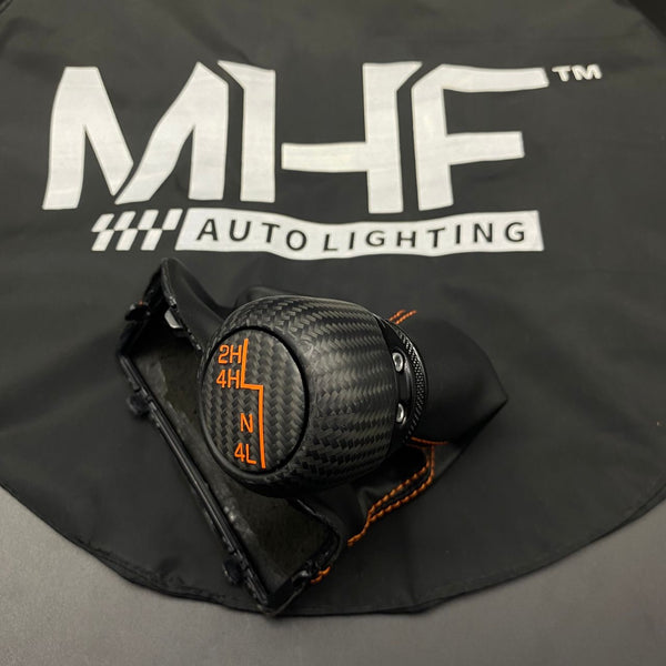 2018+ Jeep Wrangler Gladiator Matte Carbon 4x4 Shifter