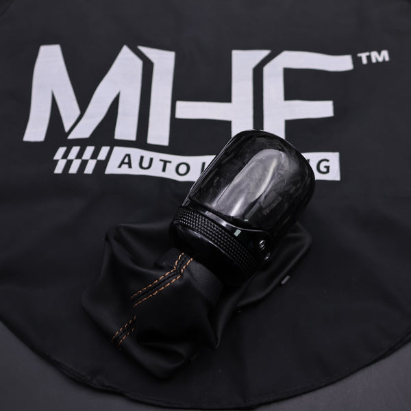 2018+ 392 Jeep Wrangler Gloss Forged Carbon Bronze Accent Stitching Custom Shifter