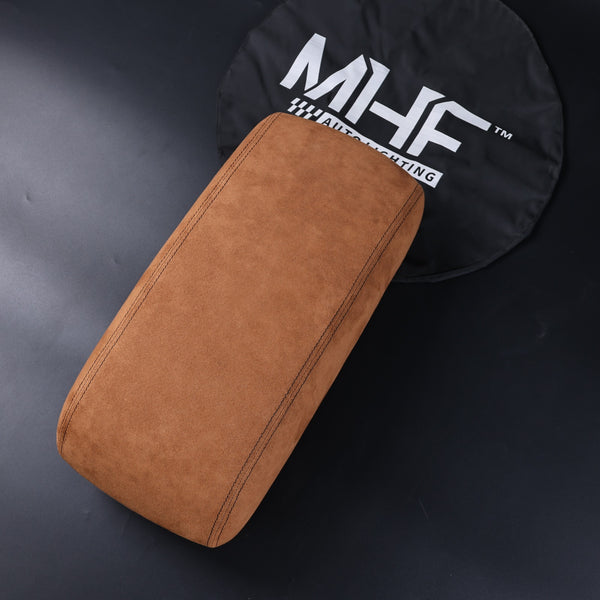 2014 -2021 Jeep SRT / TrackHawk Custom Armrest Sepia Alcantara