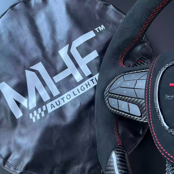 2014+ Jeep Dodge SRT Red Accent Steering Carbon Wheel