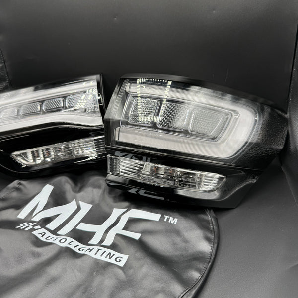 Clear LED Tail Lamps 2014-2021 Jeep WK2 Grand Cherokee