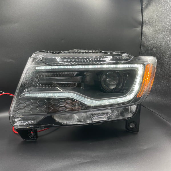 2011-2013 Jeep Grand Cherokee HID LED SRT Overland VLAND Headlamps