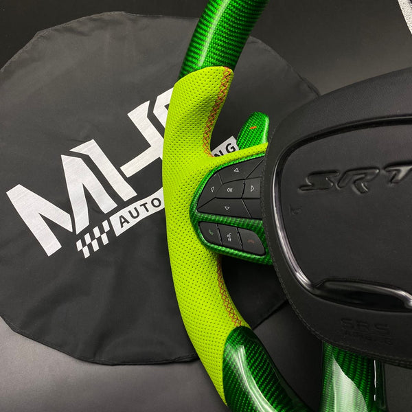 2014-2021 Green Carbon Hellcat SRT Steering Wheel