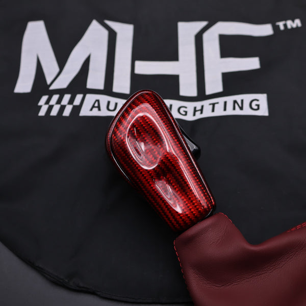 2016 -2021 Jeep SRT / TrackHawk Custom Carbon Shifter Red Carbon Red Accent