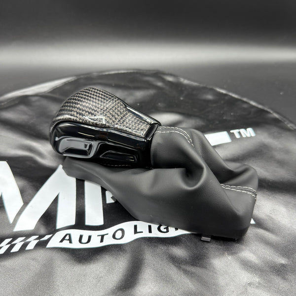 2016-2021 Jeep SRT / TrackHawk Custom Carbon Shifter Painted Black Sides