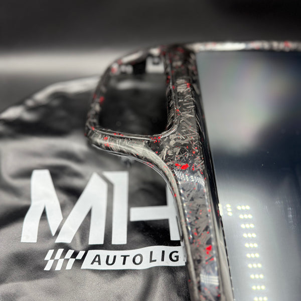 2014-2021 13.6" Forged Carbon Radio Android 10 for Jeep SRT / TrackHawk Jeep Grand Cherokee WK2