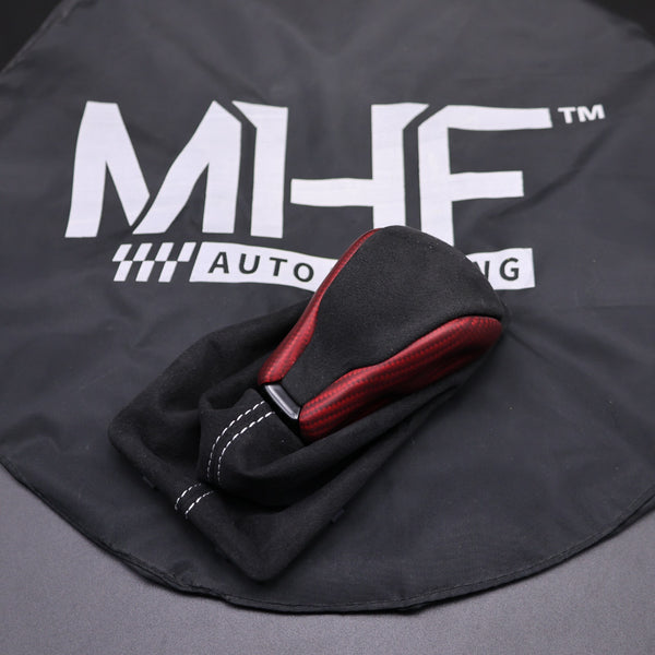 2020-2023 Dodge Ram TRX Shifter Alcantara Matte Red Carbon