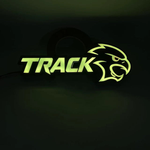 Track Hawk RGB illuminated Track Badge