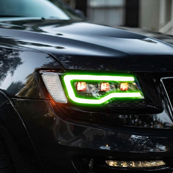 2011-2021 Prebuilt Morimoto XB Flow Series Jeep Grand Cherokee Headlamps