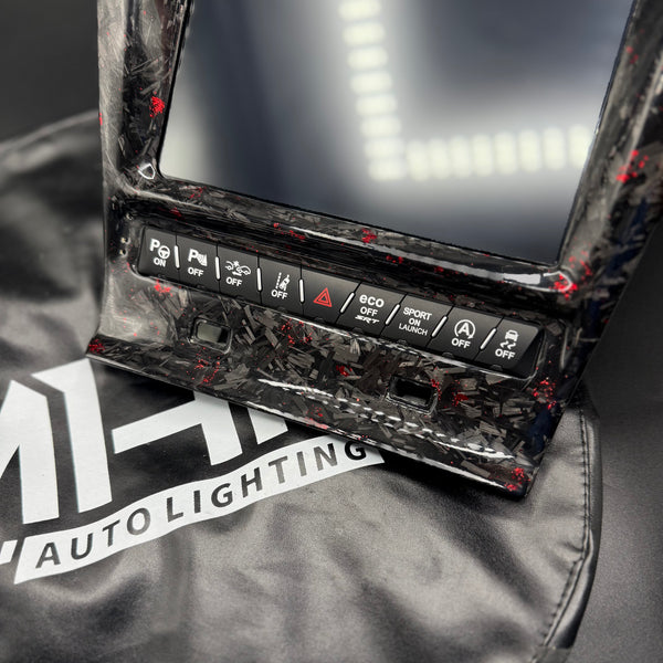 2014-2021 13.6" Forged Carbon Radio Android 10 for Jeep SRT / TrackHawk Jeep Grand Cherokee WK2