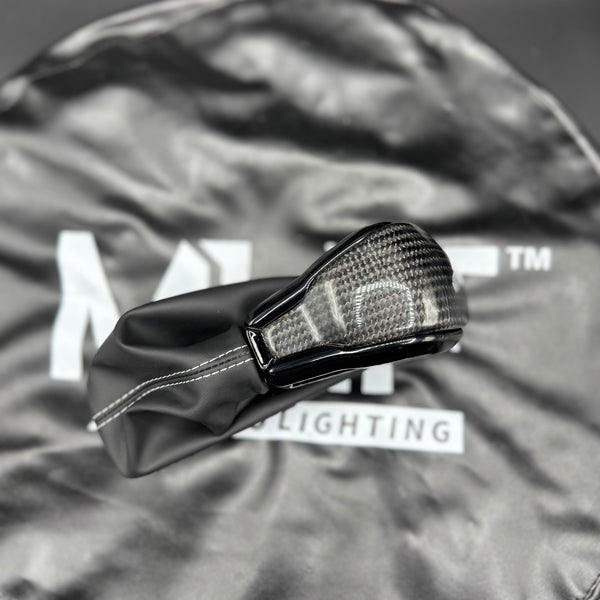 2016-2021 Jeep SRT / TrackHawk Custom Carbon Shifter Painted Black Sides