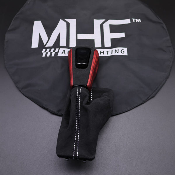 2020-2023 Dodge Ram TRX Shifter Alcantara Matte Red Carbon