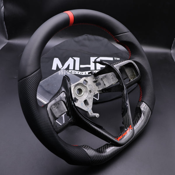 Dodge Viper Gloss Carbon Red Accent Stitching