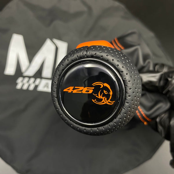 2018-2023 Jeep Wrangler 426 Hellaphant Orange Accent Custom Shifter