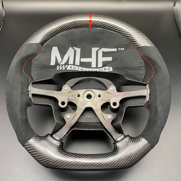 2005-2007 WK1 Jeep Grand Cherokee Red Accent Steering Wheel
