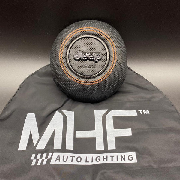 2018-2022 Jeep Wrangler JL Perforated Leather Airbag Cover