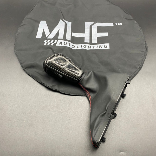 2016-2021 Jeep SRT / TrackHawk Red Stitching Custom Carbon Shifter