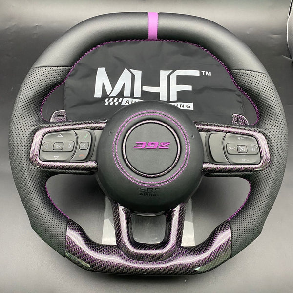 2018+ Purple Reflective Carbon” Jeep 392 Wrangler Steering Wheel