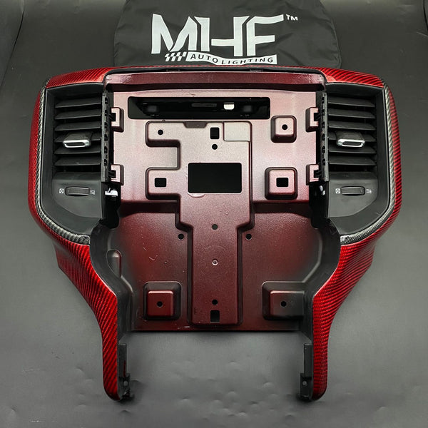 2020+ Dodge Ram TRX Carbon Radio Bezel