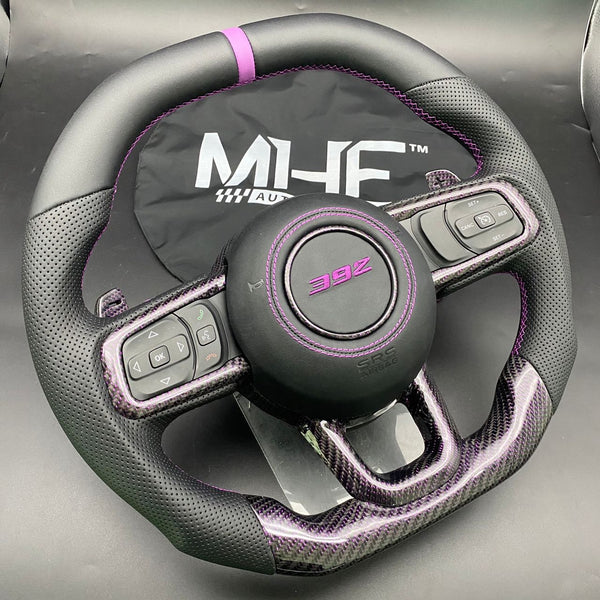 2018+ Purple Reflective Carbon” Jeep 392 Wrangler Steering Wheel