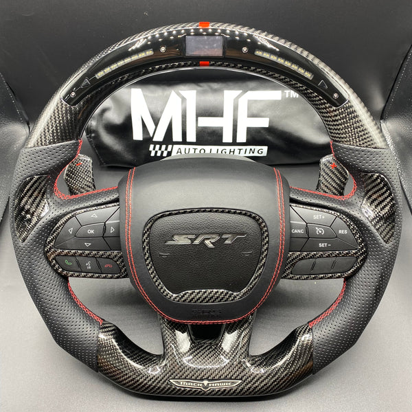 2018-2021 Carbon Red “Track Series” TrackHawk Steering Wheel