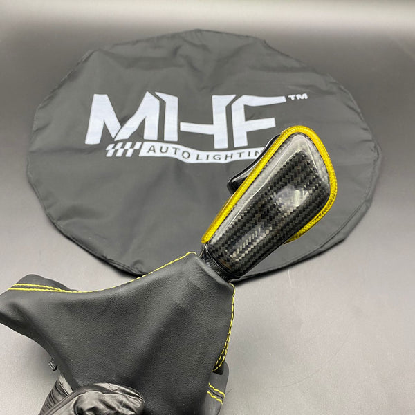2016-2021 Jeep SRT / TrackHawk Yellow Accent Custom Carbon Shifter