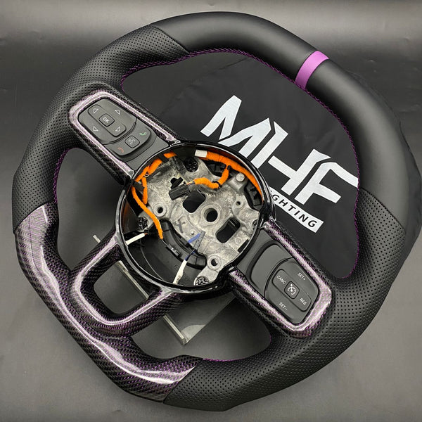 2018+ JT / JL “Purple Carbon ” Jeep Wrangler Steering Wheel