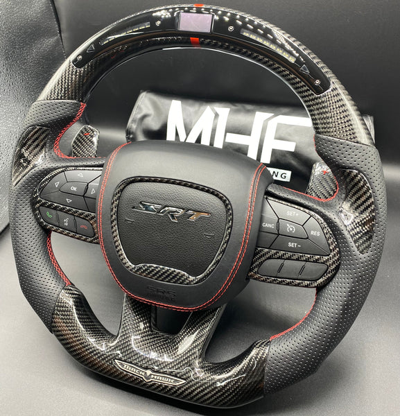 2018-2021 Carbon Red “Track Series” TrackHawk Steering Wheel
