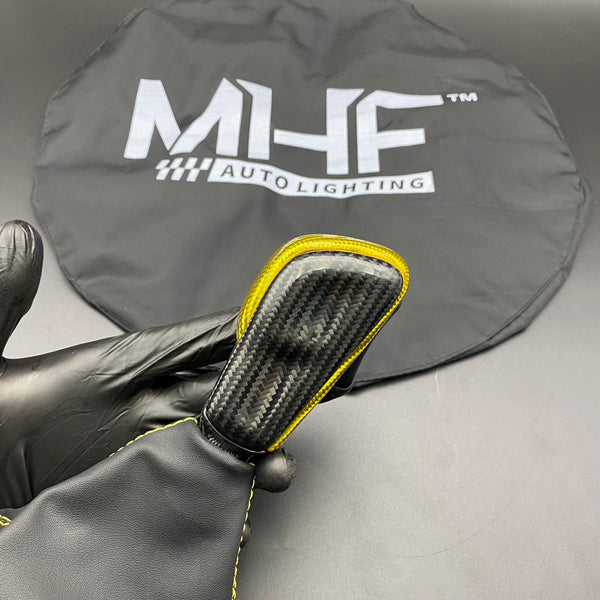 2016-2021 Jeep SRT / TrackHawk Yellow Accent Custom Carbon Shifter