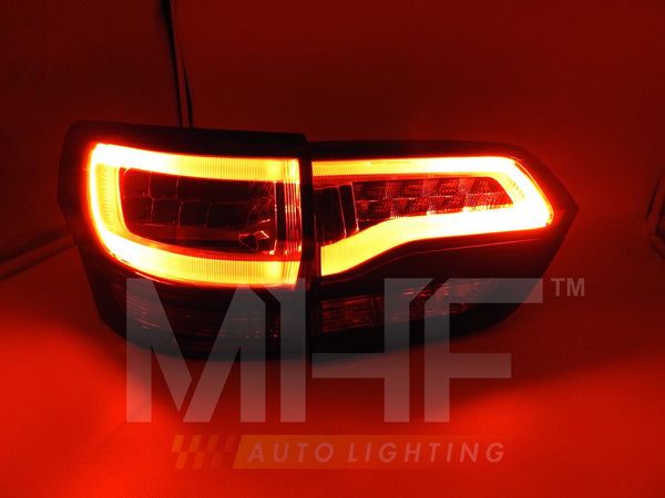 Painted Gloss Black Design LED Taillights 2014-2021 Jeep WK2
