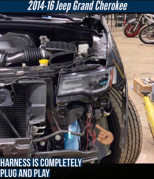2014-2021 Halogen to HID Harness