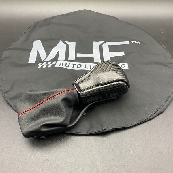2016-2021 Jeep SRT / TrackHawk Red Stitching Custom Carbon Shifter