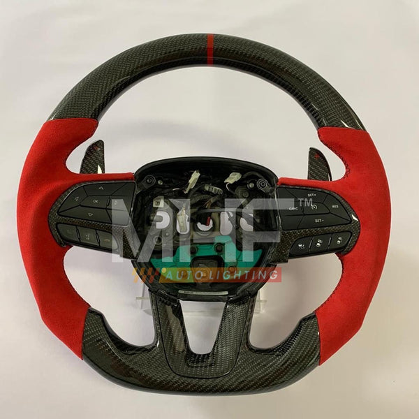 2014- 2020 Carbon Jeep / Dodge SRT Steering Wheel