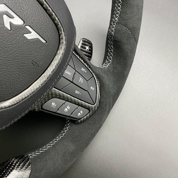 2018-2021 Carbon Alcantara “Demon Style” TrackHawk Steering Wheel