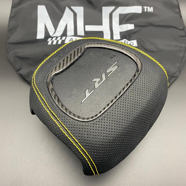SRT illuminated Perforated Leather Wrapped Airbag