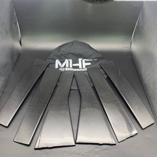 2011-2021 Jeep Grand Cherokee Carbon Exterior Pillars