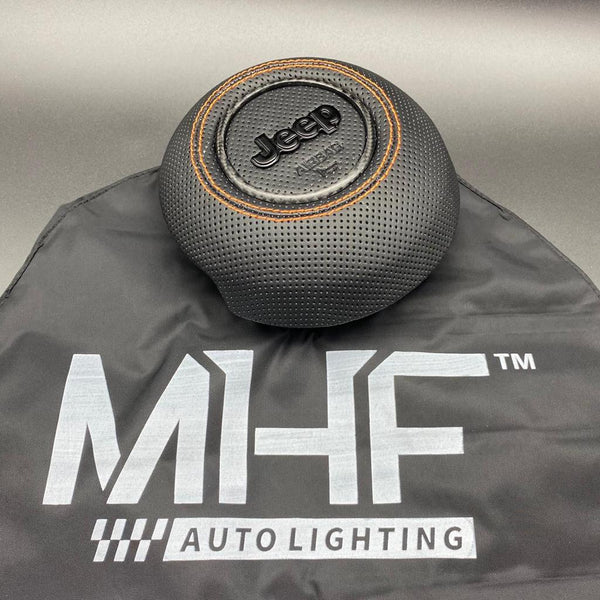 2018-2022 Jeep Wrangler JL Perforated Leather Airbag Cover