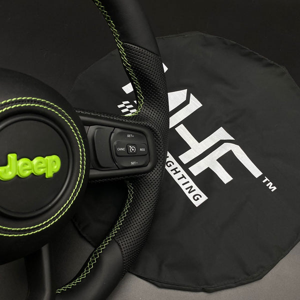 2018+ JT / JL “Mojito Green” Jeep Wrangler Steering Wheel