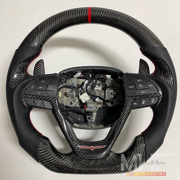 2014-2021 Jeep Grand Cherokee “TrailHawk” Carbon Steering Wheel WK2