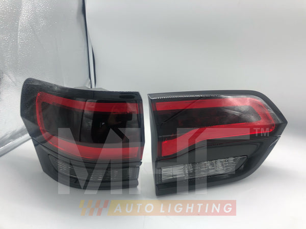 Painted Gloss Black Design LED Taillights 2014-2021 Jeep WK2