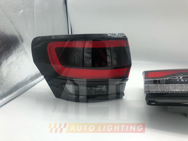 Painted Gloss Black Design LED Taillights 2014-2021 Jeep WK2