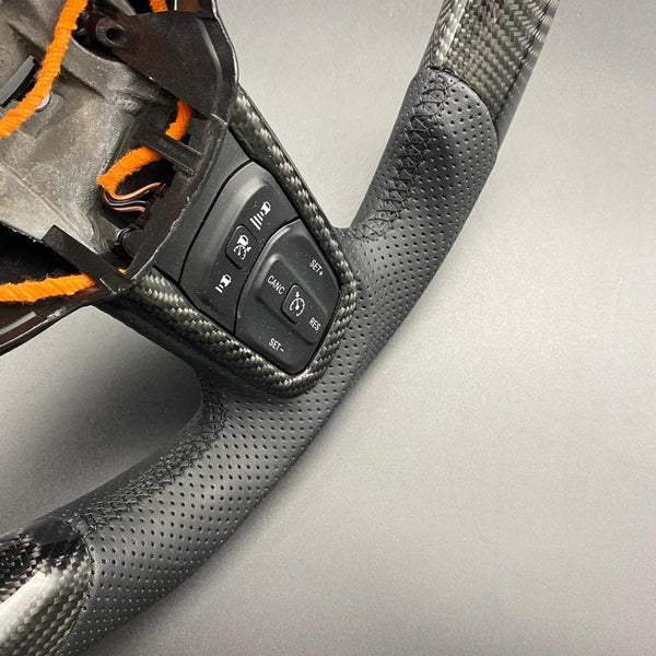 2018+ JT / JL “Black Carbon” Jeep Wrangler Steering Wheel