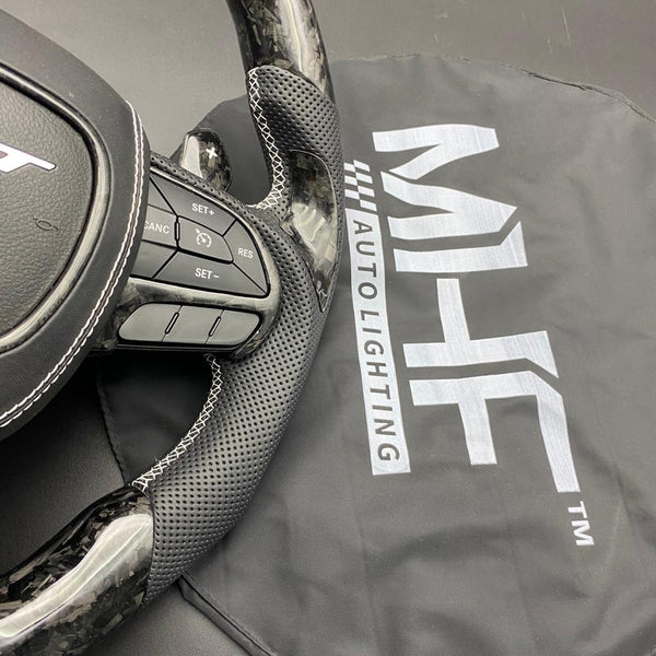 2015 -2021 Forged Carbon Accent Steering Wheel