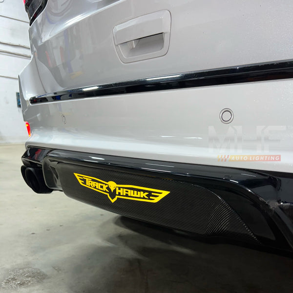 Trackhawk Rear Bumper Hitch Bezel Cover for 2018-2021 Grand Cherokee WK2