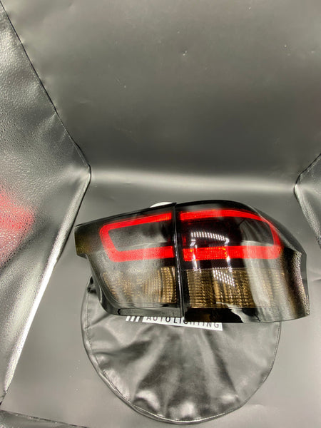 Painted Gloss Red Design LED Tail Lights for 2011-2013 Grand Cherokee WK2