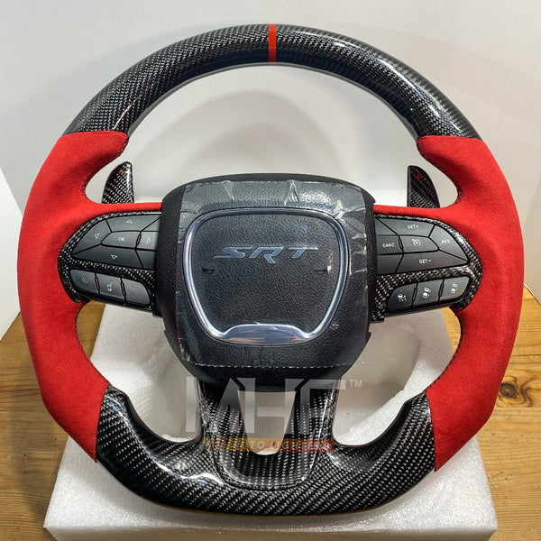 2014- 2020 Carbon Jeep / Dodge SRT Steering Wheel