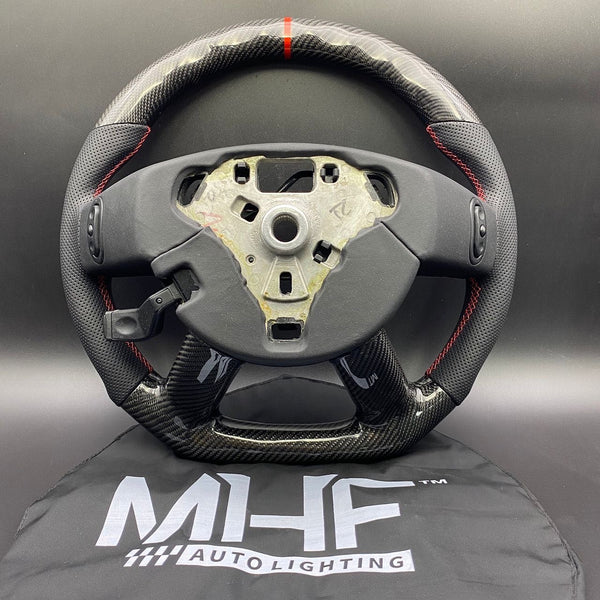 2008-2010 WK1 Jeep Grand Cherokee Red Accent Steering Wheel