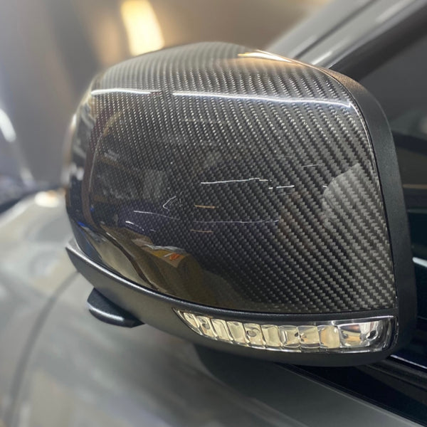 2011-2021 Jeep Grand Cherokee Dodge Durango CARBON Exterior Mirror Covers